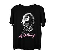 JSONBS Rare Whitney Houston 90s Gift For Fans Men All Size T-ShirtBlackS