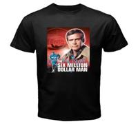 JSONBS The Six Million Dollar Man Men's T-SizeBlackXXL