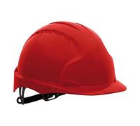 JSP AJE160-000-600 EVO3 OneTouch - Casco con trinquete (talla única), color rojo