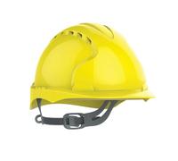 JSP Casco EVO 2 Visera Media con ventilación y Ajuste deslizable Amarillo (AJF030-000-200)
