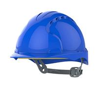 JSP Casco EVO 2 Visera Media con ventilación y Ajuste deslizable Azul (AJF030-000-500)