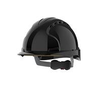 JSP - Casco EVO3 visera media con ventilación y rueda de ajuste Negro (AJF170-001-100)