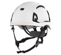 JSP EVO Alta Baseworker Casco de Seguridad - Ajuste de Rueda - Ventilado - Blanco