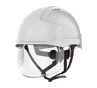 JSP EVO VISTAshield Ascend - Casco de seguridad ventilado, blanco/blanco, ANSI Clase C (AML260-004-F04)