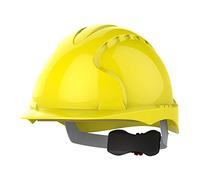 JSP Evo3 Casco, Casco de construcción, Blanco y Cilindro de Cierre (AJE170-000-200)