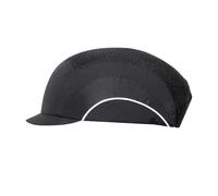 JSP HARDCAP A1+ Gorra Protectora Ligera contra Golpes - Visera 2,5 cm - Negro - Ventilación para Comodidad - Gorras de Hombre para Ingeniería, Logística, Mantenimiento y Fabricación - EN 812