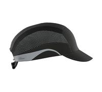 JSP HARDCAP Aerolite Gorra Protectora Ligera - Visera 5 cm - Negro - Ventilación para Comodidad - Gorras de Hombre para DIY, Logística, Mantenimiento e Industria - EN 812