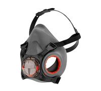 JSP Mascarilla grande Force 8 gris/rojo F8-830 sin filtros