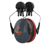 JSP Orejeras Sonis Compact casquetes gris oscuro/naranja alta visibilidad (SNR 31) (AEB030-0CY-000)