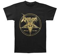 jsr - Camiseta - Hombre de Color Negro de Talla Large - Venom Welcome To Hell (Camiseta) Large Nero