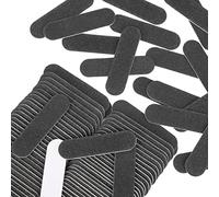 JSRQT 100pcs Mini Limas de Uñas Profesionales 180/240 Limas para Uñas Acrilicas para Uñas de Gel Doble Cara Tablero De Esmeril para Uso Doméstico y Salón Herramientas de Manicura Limas Uñas(Negro)
