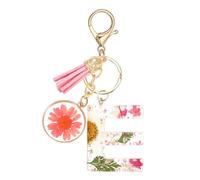 JSRQT Llavero Personalizado Nombre Inicial E,Llaveros Colgante Dije de Letra,Moda Alfabeto Llavero Encantos de Resina para Mujeres Chicas Monedero Bolsos Decorativas(E)