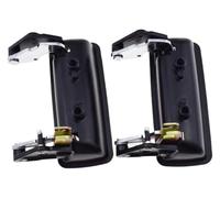 JSRVQKMS Exterior Puerta automóvil maneta para Volvo 240 244 245 242 260 262 264 265 164 142 144 145 Manija Exterior Deslizante para Puerta Reparación Cromada(2 Pcs Left Right)