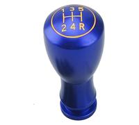 JSRVQKMS palanca cambios Pomo Palanca Cambios Cabezal Cambio Manual 5 Velocidades Aleación Aluminio Reacondicionar El Coche Con Cubierta(Blue)