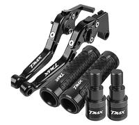 JSRVQKMS Palancas Freno Mano para TMAX 500 530 2007 2008 2009 2010 2011 2012 2013 2014 2015 2016 Palancas Embrague Freno Manillar Mango Extremo Agarre(12)