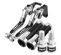 JSRVQKMS Palancas Freno Mano para TMAX 500 530 2007 2008 2009 2010 2011 2012 2013 2014 2015 2016 Palancas Embrague Freno Manillar Mango Extremo Agarre(14)