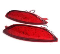 JSRVQKMS Para Hyundai Para Accent Para Verna Para Brio 2008-2015 Coche Freno Trasero Advertencia Antiniebla Luces Traseras Parachoques Reflector Luz antiniebla parachoques trasero(. With led)