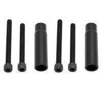 JSRVQKMS Soporte Ajustable teléfono para Ninja 650 para Ninja 1000 H2SX Z1000SX 1400GTR Motocicleta Soporte para Teléfono Y Navegador Adaptador De Soporte Extensión para Manillar(2 Set)