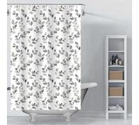 jssablo Forro de Cortina de Ducha, 100% Impermeable, PEVA, con 3 imanes Inferiores Resistentes y 12 Ojales a Prueba de óxido, Forro de Ducha Pesado de 72 x 72 Pulgadas para Cabina de Ducha, bañeras