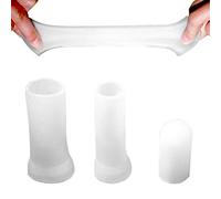 JSSMATE Casquillo del protector de la bellota de la bomba del silicón del pene Enhancer para la extensión de la bomba del pene (1pc small 1pc big 1pc cap, 1pc small 1pc big 1pc cap)