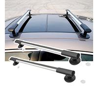 JSSSLC Portaequipajes Universal Ajustable, Barra Transversal MagnéTica para AutomóVil, Portaequipajes Desmontable, Barra De Aluminio De AviacióN + Abs, Carga De 150 Kg,88-103cm