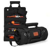 JSTHHTT Hardware Tools Bag Bolsa de Herramientas Pequeña, Bolsa Herramientas Electricista, Bolsa Porta Herramientas de Tejido Oxford con 6 Bolsillos, Para Electricistas/Carpinteros/Fontaneros