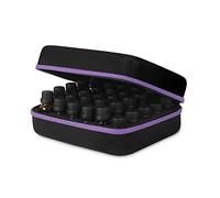 JSVER Caja de Aceite Esencials,30 Botellas EVA Concha Dura Aceite Esencial Funda de Transporte Contenedor Cajas de Almacenamiento para 5ml 10 ml 15 ml