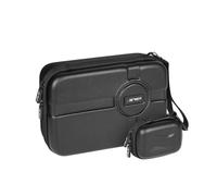 JSVER Funda para GoPro Hero 13/12/11/10, Grupo de Bolsas(Estuche EVA + Minibolso) para GoPro Hero 13,Funda para AKASO EK7000 Pro/V50X, Compatible con dji Osmo Action 5 Pro/4-Negro