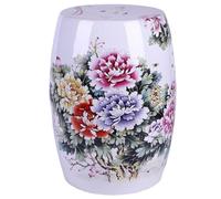 JSWHYBD Taburete de cerámica de Estilo Chino, taburetes de jardín clásicos, cocidos a Alta Temperatura con Patrones exquisitos, adecuados para tocador, Balcones y Salas de Estar. B