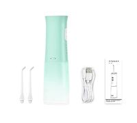 JSY Irrigador Bucal Flosser de agua, Flosser de viaje, portátil eléctrico, 3 modos, Flosser Dental for dientes Eléctrico Portátil (Color : Green)
