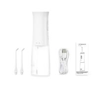 JSY Irrigador Bucal Flosser de agua, Flosser de viaje, portátil eléctrico, 3 modos, Flosser Dental for dientes Eléctrico Portátil (Color : Bianco)