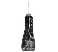 JSY Irrigador Bucal Flosser de agua, hilo dental eléctrico, irrigador Oral, hilo dental portátil for el hogar, for limpieza de dientes Eléctrico Portátil (Color : Nero)