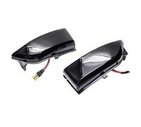 JSYALMSLW Espejo intermitente dinámico Para Ford Para Ranger T6 Para Raptor Luz LED Dinámica Para Espejo Lateral Luz De Espejo Retrovisor Luz De Señal De Giro(Super Quality Black)