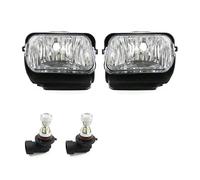 JSYALMSLW Faros antiniebla cuadrados coche Para Chevrolet Pour SILVERADO 1500 2500 3500 Y HD Classic 2003 2004 2005 2006 Conjunto De Faros Antiniebla Izquierdo Y Derecho(With S10 LED White)