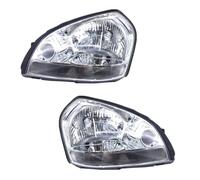 JSYALMSLW Faros Coche Para Hyundai Para Tucson 2005-2010 Kamshing Parachoques Delantero Faro Delantero Faro Delantero Lámpara De Luz Conjunto(1Pair white)