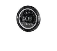 JSYALMSLW Faros delanteros para moto Para Street Glide Para Road King Faro Delantero LED Redondo De 7 Pulgadas Para Motocicleta(90W Black6)