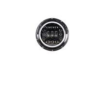 JSYALMSLW Faros delanteros para moto Para Street Glide Road King Faro delantero LED de 7 pulgadas para motocicleta con adaptador(90w black halo12)