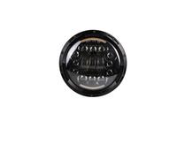 JSYALMSLW Faros delanteros para moto Para Street Glide Road King Faro delantero LED de 7 pulgadas para motocicleta con adaptador(90w black11)