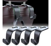 JSYDMA 4PCS Gancho para Asiento de Coche, para Dacia Duster Ganchos para Reposacabezas de Coche, Gancho de Asiento Trasero de Coche