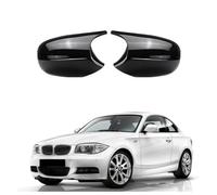 JSYDMA Carcasa de Espejo retrovisor para BMW 1-Serie E81 E82 E87 E88 2010-2015, Tapa de Carcasa Espejo Retrovisor Lateral Cubiertas de Repuesto Retrovisores,A-Piano Black