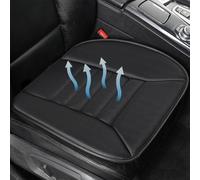 JSYDMA Cojín Asiento Coche para Seat Ibiza 5-Door/Ibiza 3-Door/Ibiza St 6F 6J 6L 6L2 6L1 6K, Cojín Delantero Funda Protector Asiento Coche Delantero Cojin Coche Conductor,A-Black