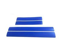 JSZDCVYBL Juego de 4 Protectores Umbral Puerta Fibra Carbono para Buick Encore 2012-2022 2023 2024 2025 GM Gamma II, Pegatina Antideslizante Antirrayas, Embellecedor Impermeable, Protección,C-Blue