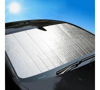 JSZDCVYBL Parasol de Coche para Ford Puma 2019-2020 2021 2022 2023 2024 2025, Película de Burbujas de Aluminio Reflectante, Aislamiento Térmico Científico, Visera Plegable de Acordeón con Ventosas