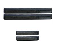 JSZDCVYBL Protector de Umbral de Puerta para Mercedes Benz X Class 2017-2020 V267, Acero Inoxidable con Base de Plástico, Tira de Protección Antiarañazos, Revestimiento de Entrada, 4 Uds,C-Black