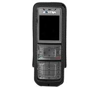 JT Berlin Funda Protectora Turnline para el Aastra 620D - Negro [Cuero auténtico | Clip Giratorio para cinturón de 8 Posiciones | Fabricado a Mano en Europa | lámina Inteligente] - 12015