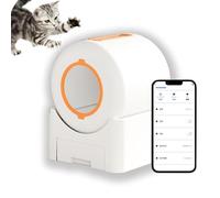 JT-HLM - Caja de arena para gatos autolimpiable, sistema de seguridad avanzado, caja de arena automática para gatos múltiples, control de aplicación, caja de arena inteligente para gatos con
