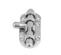 JT-HLM Perno deslizante de barril de acero inoxidable 316, pestillo de puerta deslizante resistente, cerradura de puerta de seguridad para baño, dormitorio, cobertizo, jardín, inodoro, barco, 3.5/4.5