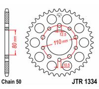 JT SPROCKETS Corona de acero estándar 1334 - 530