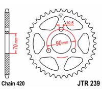 JT SPROCKETS Corona de acero estándar 239 - 420