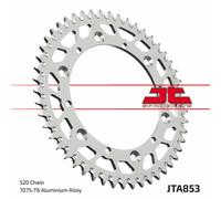 JT SPROCKETS Corona de aluminio antibarro ultraligera 853 - 520